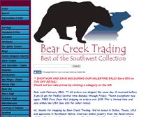 Tablet Screenshot of bear-creek-trading.com